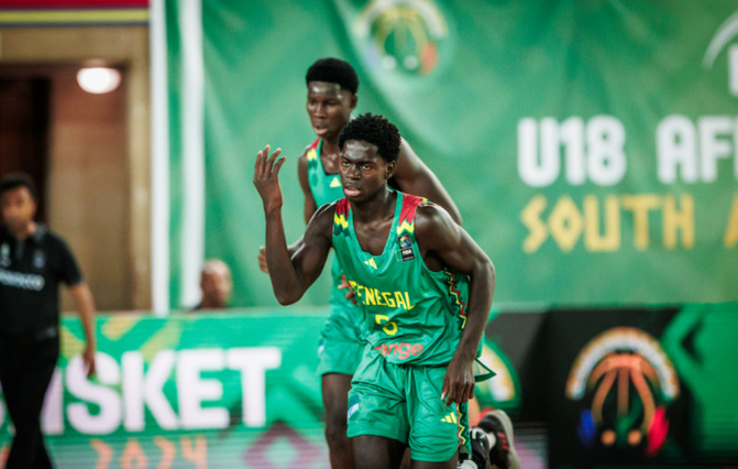 Afrobasket U18 : le Sénégal termine deuxième du groupe C après sa défaite contre le Cameroun