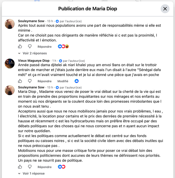 « Deuk bi deugueur na » : Le cri du cœur poignant de Maria Diop face à la vie chère au Sénégal