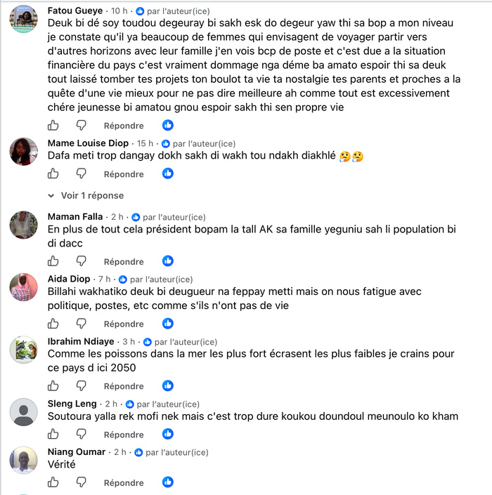 « Deuk bi deugueur na » : Le cri du cœur poignant de Maria Diop face à la vie chère au Sénégal