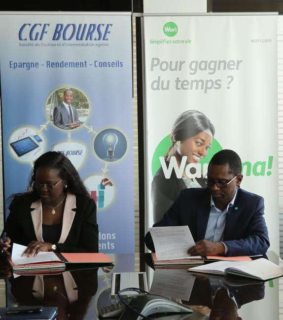 CGF Bourse vient  d’intégrer la plateforme Wari !