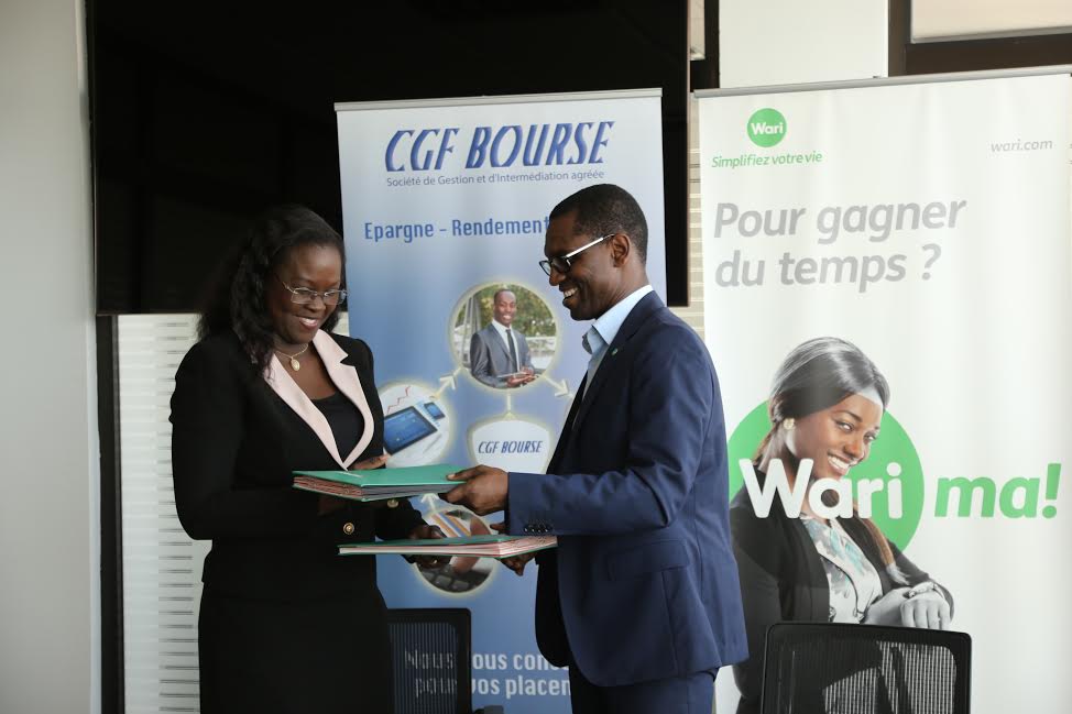 CGF Bourse vient  d’intégrer la plateforme Wari !