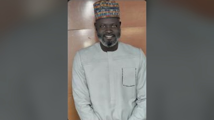 El Hadji Gueye, dit « Jéego », président du Cadre des Cinéphiles.