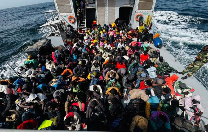 Mauritanie : plus de 160 migrants secourus en mer, dont 17 enfants
