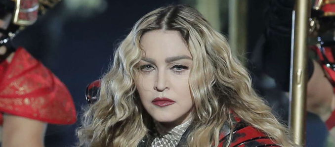 Madonna, sa famille réunie et heureuse