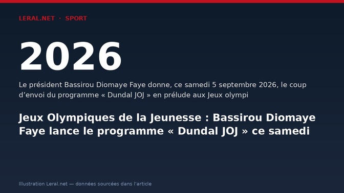 Jeux Olympiques de la Jeunesse : Bassirou Diomaye Faye lance le programme « Dundal JOJ » ce samedi