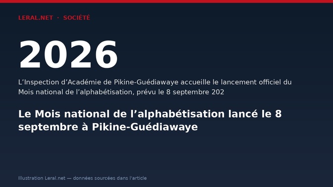 Le Mois national de l’alphabétisation lancé le 8 septembre à Pikine-Guédiawaye