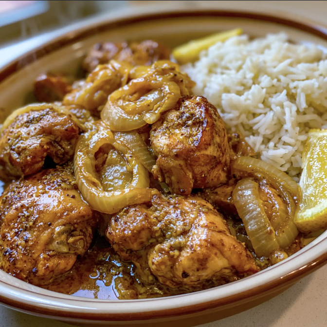 Yassa poulet : la recette casamançaise, oignons fondus et citron vert
