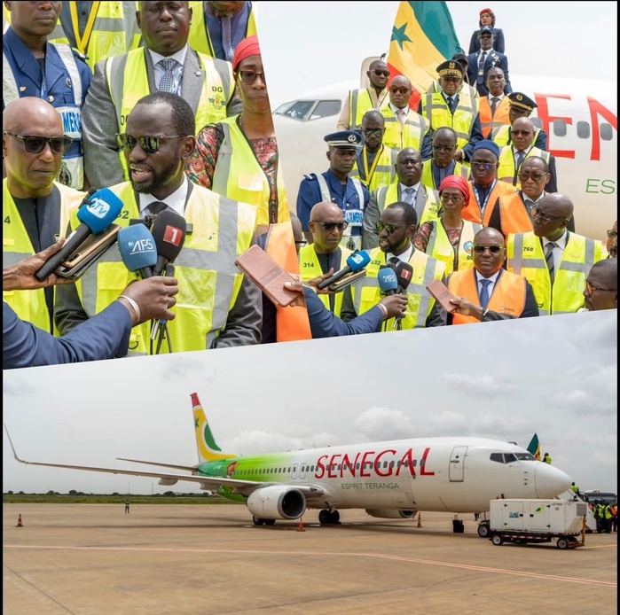 AIR SÉNÉGAL : Abdoul Ahad Ndiaye réceptionne le BOEING 737-800 « GOREE », une nouvelle étape dans le renforcement de la compagnie nationale et de la souveraineté aérienne du Sénégal