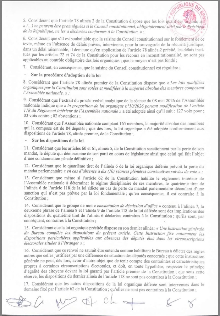 Modification de l’article 118 du regelement intérieur de l'Assemblée nationale : le Conseil constitutionnel tranche