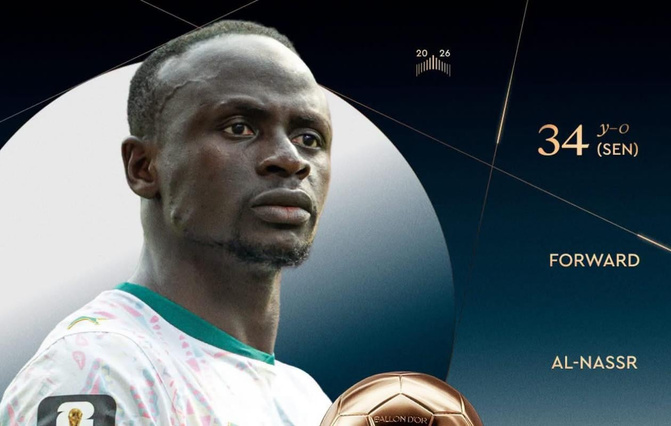 Ballon d’Or 2026 : Sadio Mané parmi les 30 prétendants au prestigieux trophée