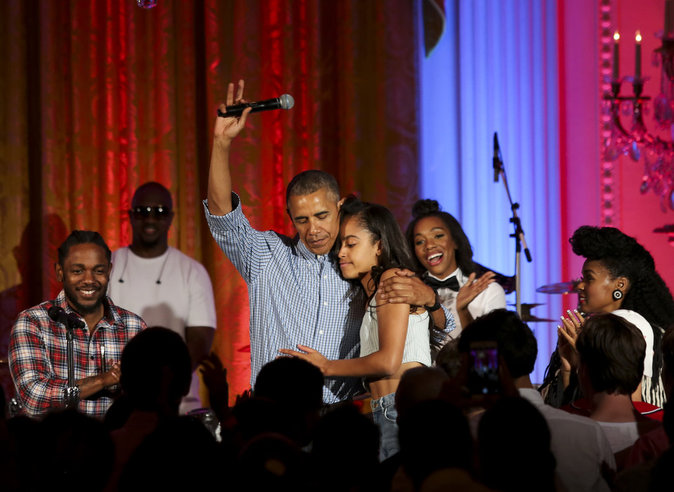 Photos : Kendrick Lamar séduit Malia Obama... sous les yeux de son père !