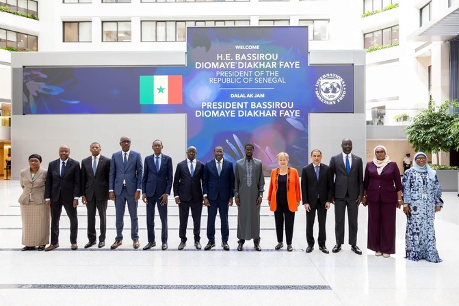 Diomaye Faye à Washington : le Sénégal veut accélérer son partenariat avec le FMI