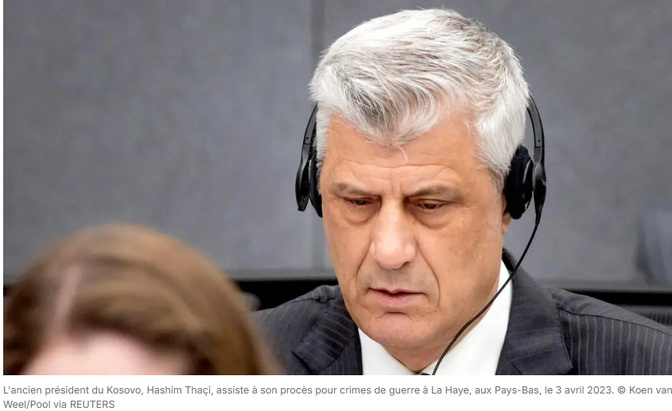 Kosovo: l'ex-président Hashim Thaçi condamné à 25 ans de prison pour crimes de guerre par la justice internationale