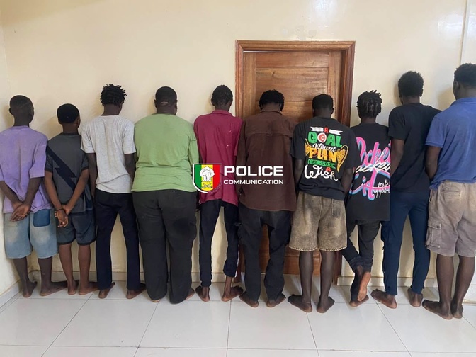 Kankourang à Mbour: dix individus arrêtés, des machettes et du chanvre indien saisis