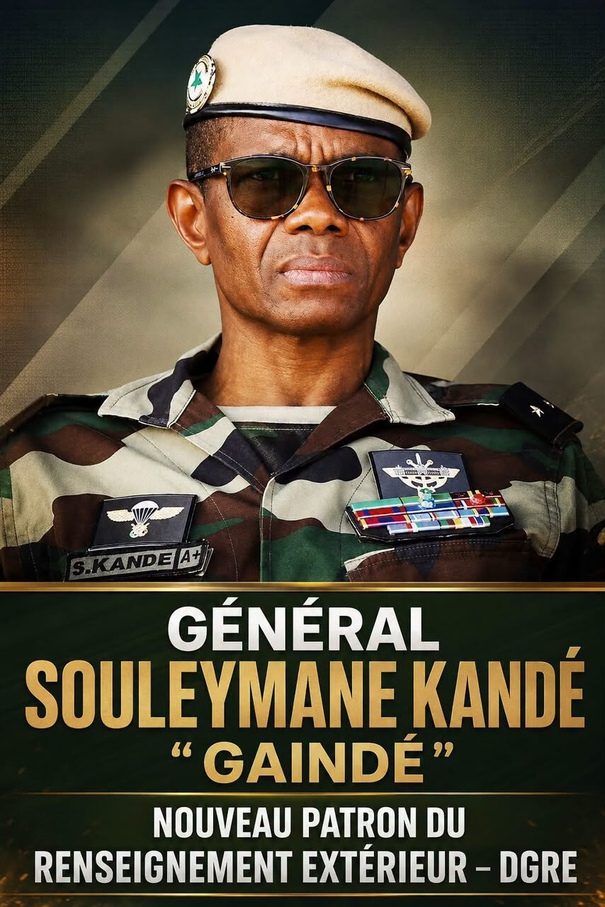Renseignement extérieur : le général Souleymane Kandé nommé directeur général de la DGRE