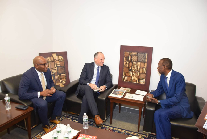 New York : Cheikh Niang reçoit le président de Boeing Global en marge de l'Assemblée générale de l'ONU