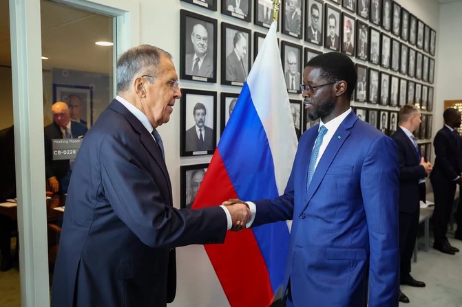 À New York, Diomaye Faye et Lavrov parlent coopération, paix et sécurité