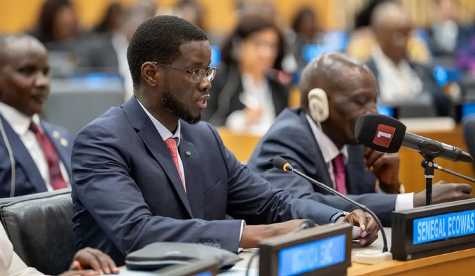 Bassirou Diomaye Faye plaide pour une ONU plus forte et plus représentative