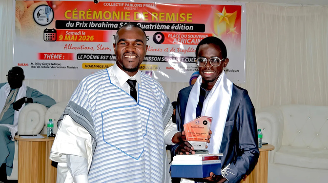 « Tomba d'Ivoire » : Jules Marie Ndane Diouf primé pour son recueil de poésie