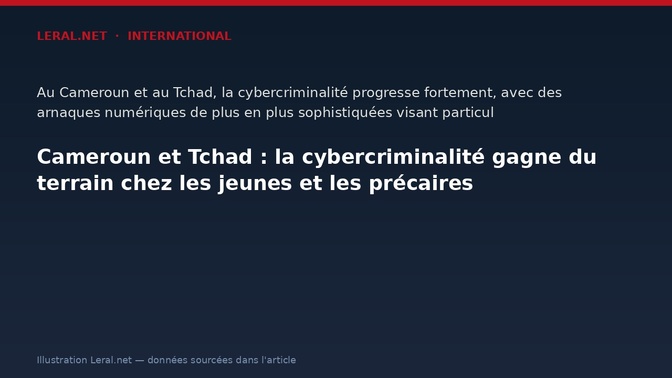 Cameroun et Tchad : la cybercriminalité gagne du terrain chez les jeunes et les précaires