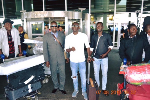 Pape Diouf : Les images de son arrivée à New-York