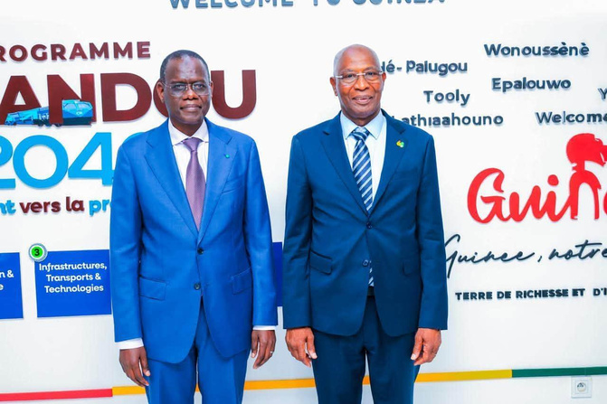 Le Premier ministre Ahmadou Al Aminou Lô à Conakry pour l'indépendance de la Guinée