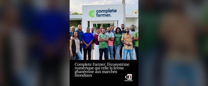 L'équipe de Complete Farmer, fondée par Desmond Koney (crédit : Ocean's News)
