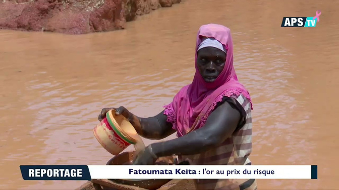 Kédougou : Fatoumata Keita, orpailleuse à Tomboronkoto, brave les dangers des galeries pour nourrir sa famille