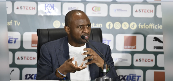 Patrick Vieira satisfait du bilan des Lions après la trêve internationale d'octobre