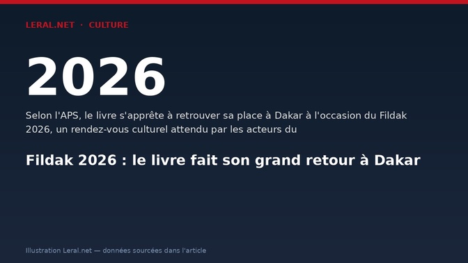 Fildak 2026 : le livre fait son grand retour à Dakar
