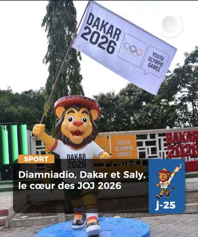 JOJ 2026 : Diamniadio, Dakar et Saly au centre du dispositif d'accueil