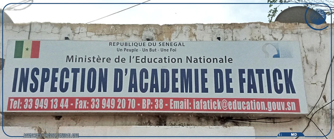 Fatick : 77 établissements scolaires touchés par l'hivernage 2026