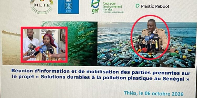 Thiès accueille la présentation du projet SOLUPLAST contre la pollution plastique