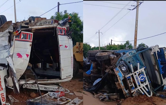 Diass : un accident impliquant plusieurs véhicules fait un mort et 26 blessés