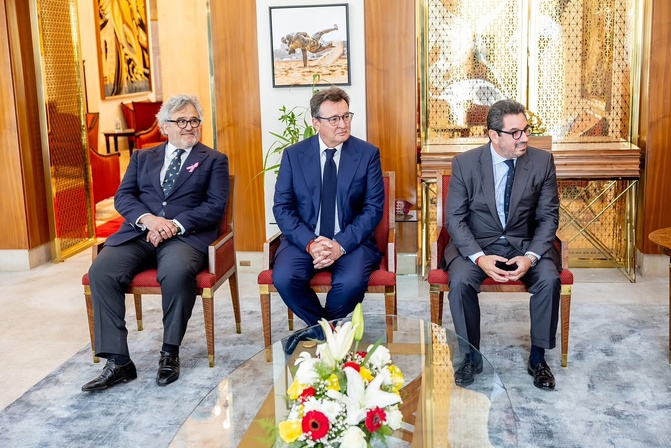 Bassirou Diomaye Faye reçoit le président de MSC pour renforcer la coopération maritime