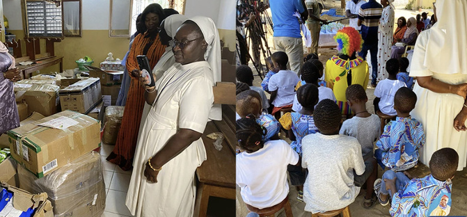 Air Sénégal fait un don à la pouponnière d'Oussouye et à l'orphelinat de Kabrousse