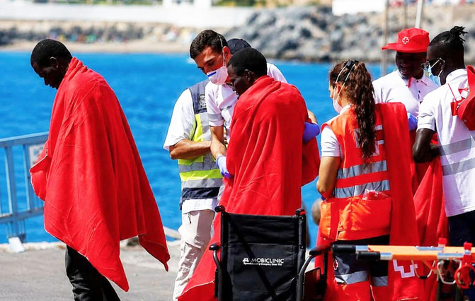 Route des Canaries : 120 migrants partis du Sénégal secourus près de Tenerife