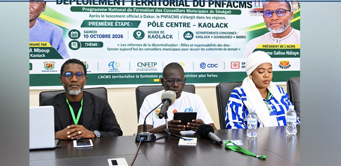 Décentralisation : l'ACMS lance à Kaolack son programme de formation des élus territoriaux