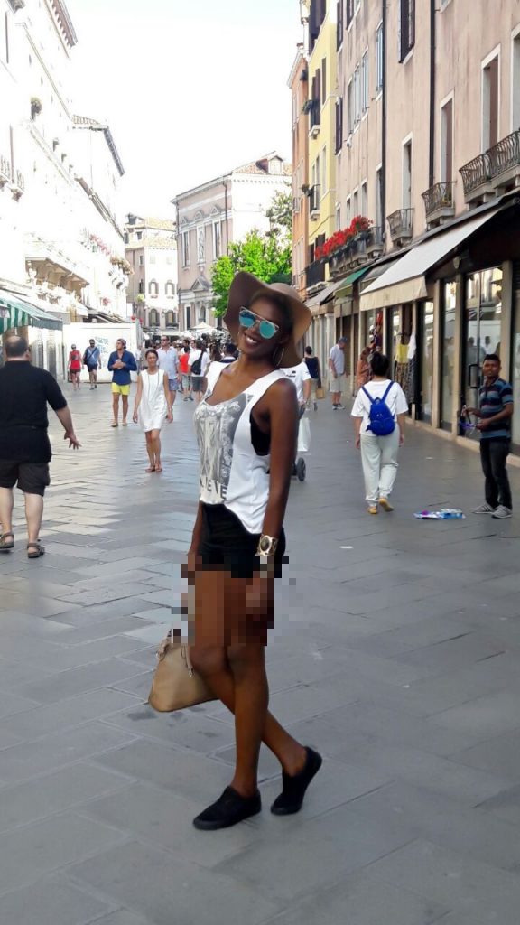 Les photos de vacances de Khady Bâ à Venise !