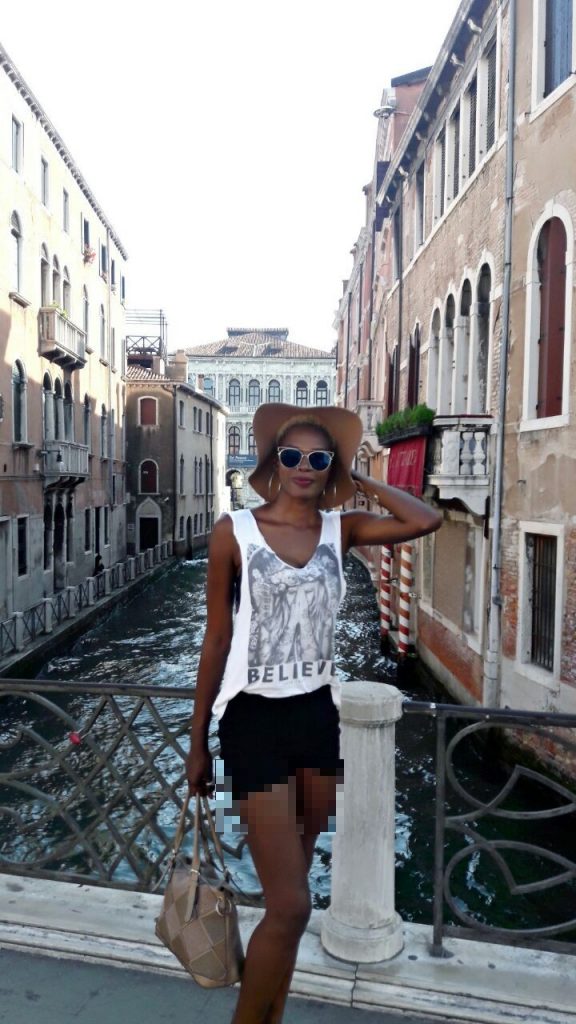 Les photos de vacances de Khady Bâ à Venise !