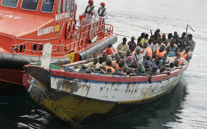 Une pirogue avec 200 migrants interceptée au large du Maroc, 124 Sénégalais à bord
