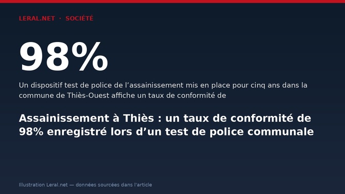 Assainissement à Thiès : un taux de conformité de 98% enregistré lors d’un test de police communale