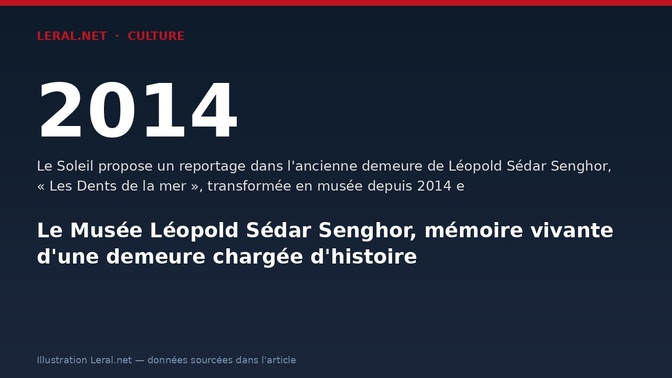 Le Musée Léopold Sédar Senghor, mémoire vivante d'une demeure chargée d'histoire
