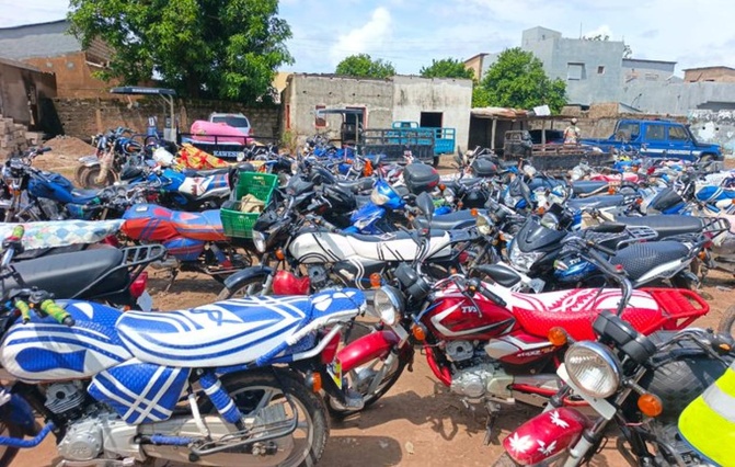 Sécurité à Diaobé-Kabendou : 105 motos immobilisées et trois bars clandestins fermés