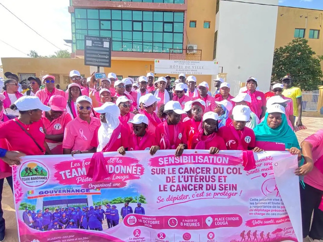 Louga : mobilisation contre les cancers féminins dans le cadre d'Octobre Rose