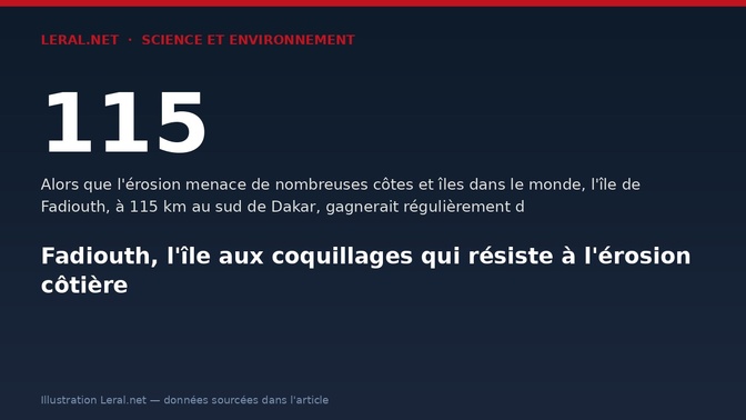 Fadiouth, l'île aux coquillages qui résiste à l'érosion côtière