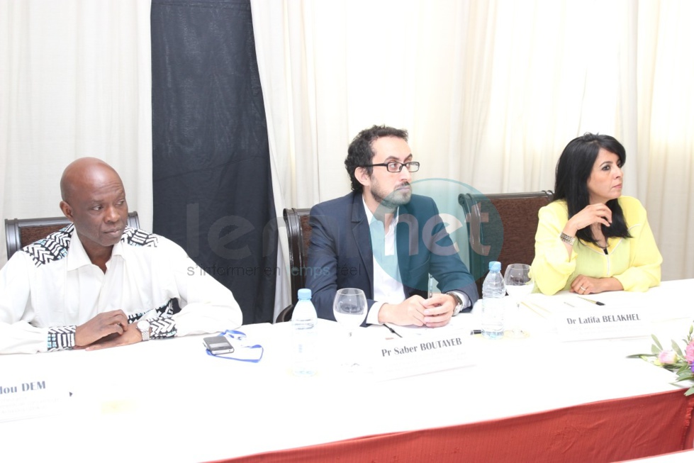 En images la conférence de presse de la Commission mixte des Fondations Servir le Sénégal et Lalla Salma contre le cancer