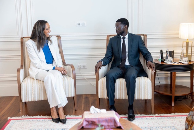 JOJ Dakar 2026 : Bassirou Diomaye Faye reçoit les représentants du Cabo Verde et de la Chine.