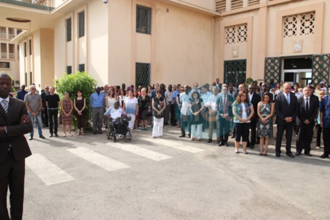 En images-  Présentation de condoléances du  gouvernement et de l'Assemblée nationale du Sénégal à la France