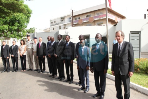 En images-  Présentation de condoléances du  gouvernement et de l'Assemblée nationale du Sénégal à la France